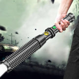 Self-Defense Wolf Tooth Stick Outdoor USB Rechargeable Car Led Security Patrol Broken Window Power Flashlight Heaventlyshop