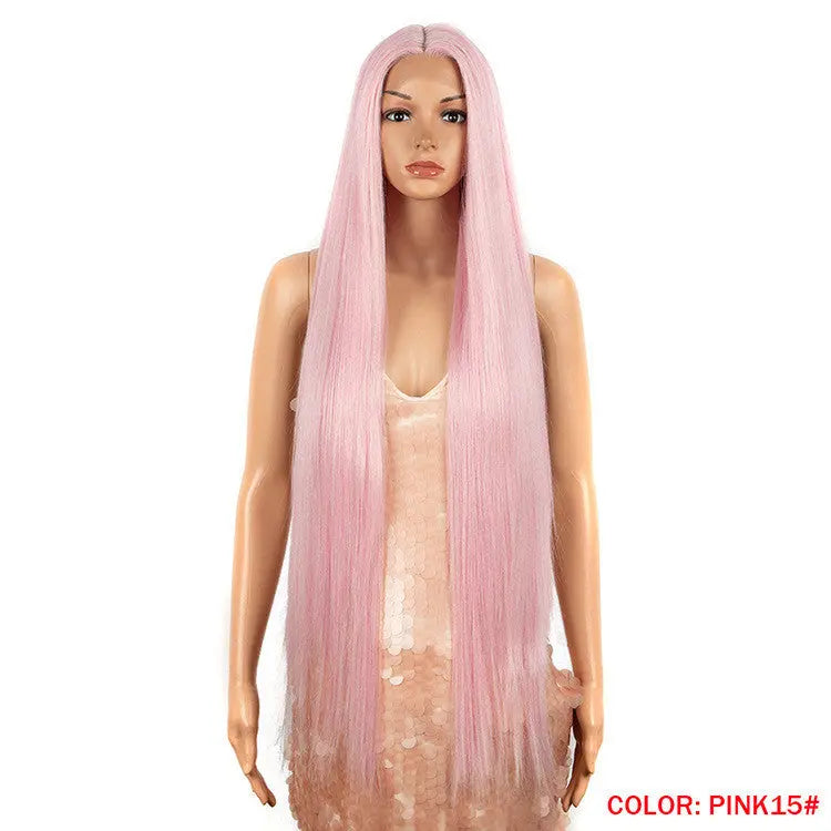 Long Straight Hair Synthetic Fiber Headgear Heaventlyshop