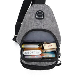 Men Women Sling Bag Chest Fanny Packs Cross Body Travel Sports Shoulder Backpack Heaventlyshop