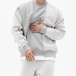 Pullover Round Neck Sweater Loose Men Clothes Heaventlyshop