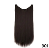 S-noilite 20" Invisible Wire No-Clip Hair Extensions Heaventlyshop