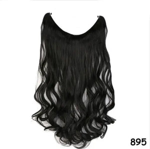 S-noilite 20" Invisible Wire No-Clip Hair Extensions Heaventlyshop