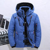 Outdoor Windproof Hooded Jacket Leisure Sports Coat With Pockets Warm Mens Clothing Heaventlyshop