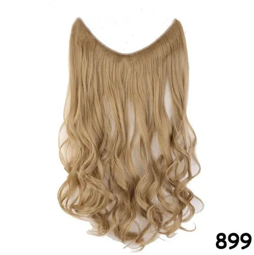 S-noilite 20" Invisible Wire No-Clip Hair Extensions Heaventlyshop