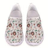 Nurse cartoon printed shoes Heaventlyshop