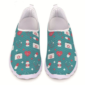 Nurse cartoon printed shoes Heaventlyshop