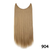 S-noilite 20" Invisible Wire No-Clip Hair Extensions Heaventlyshop