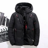 Outdoor Windproof Hooded Jacket Leisure Sports Coat With Pockets Warm Mens Clothing Heaventlyshop