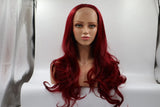 Burgundy front lace chemical fiber wig Heaventlyshop