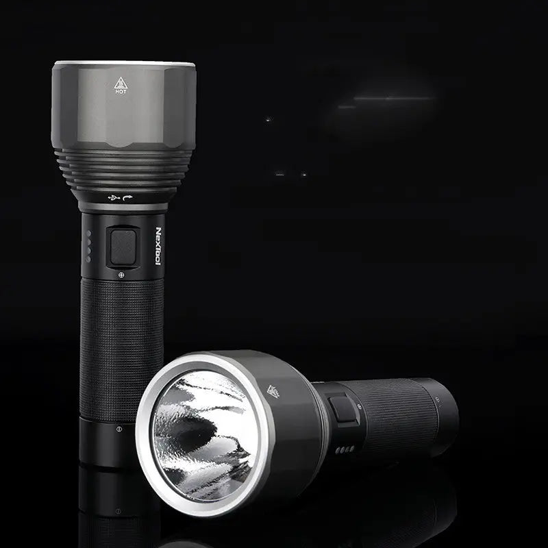 Outdoor Strong Light Flashlight 2000 Lumens Rechargeable Super Bright Flashlight Heaventlyshop