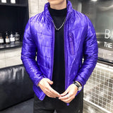 European And American Men's Plus Velvet Thick Coat Cotton Coat Heaventlyshop