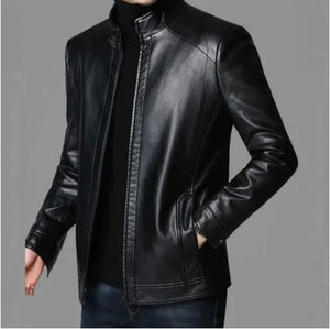 Middle-Aged And Elderly Men's Leather Jackets Heaventlyshop