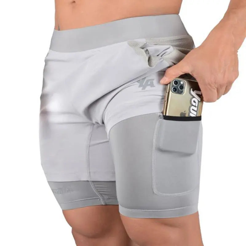 Quick-drying Double Shorts Men Heaventlyshop