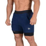 Quick-drying Double Shorts Men Heaventlyshop