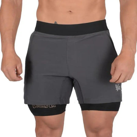 Quick-drying Double Shorts Men Heaventlyshop