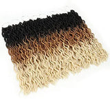 Ombre Curly Crochet Hair Synthetic Braiding Hair Extensions Heaventlyshop