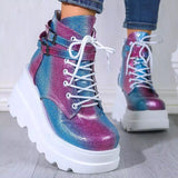 High-Heeled Colorful Short Boots Boots Heaventlyshop