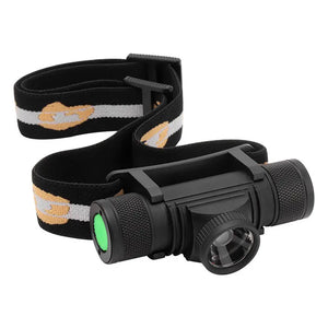 Rechargeable Aluminum Alloy Waterproof Flashlight Portable Fishing Headlight Heaventlyshop