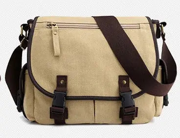 Men's Canvas Shoulder Bags Casual Men's Bags Messenger Bags Multifunctional Bags Heaventlyshop