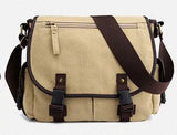 Men's Canvas Shoulder Bags Casual Men's Bags Messenger Bags Multifunctional Bags Heaventlyshop