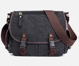 Men's Canvas Shoulder Bags Casual Men's Bags Messenger Bags Multifunctional Bags Heaventlyshop