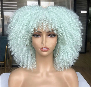 Small Curly Hair Rose Mesh Synthetic Headgear Heaventlyshop