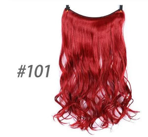 S-noilite 20" Invisible Wire No-Clip Hair Extensions Heaventlyshop