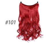 S-noilite 20" Invisible Wire No-Clip Hair Extensions Heaventlyshop