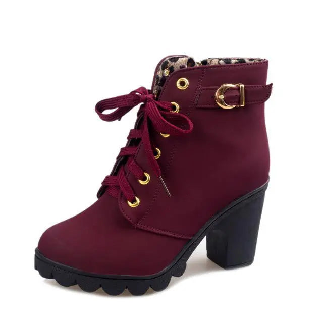 Cross strappy booties with Martin boots Heaventlyshop