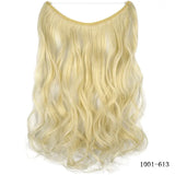 22" Invisible Wire No-Clip Hair Extensions Heaventlyshop