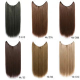 22" Invisible Wire No-Clip Hair Extensions Heaventlyshop