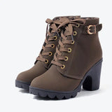 Cross strappy booties with Martin boots Heaventlyshop