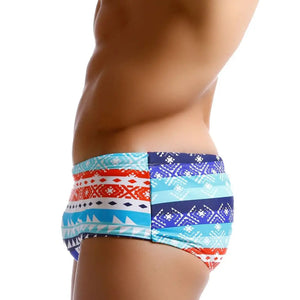 UXH Men's Bohemian Ethnic Print Boxer Shorts Heaventlyshop