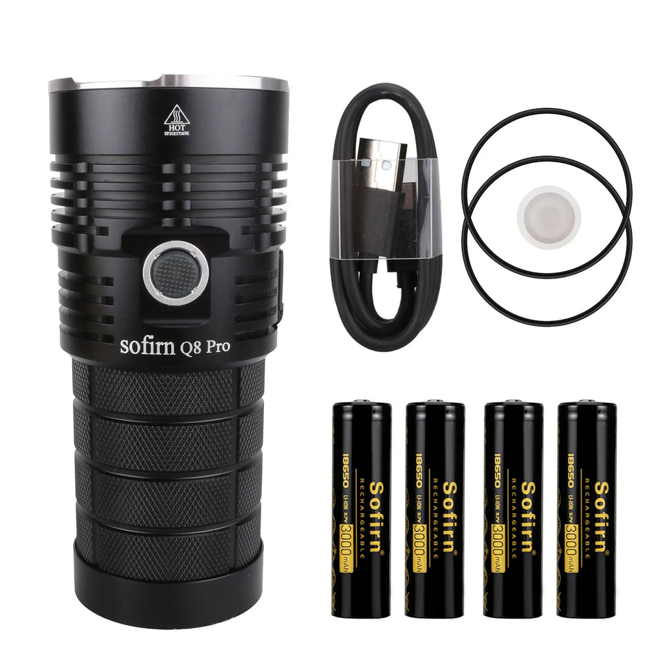 Strong Light Flashlight 18650C Port Direct Charge Heaventlyshop