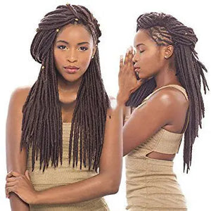 African black solid braided chemical fiber wig Heaventlyshop