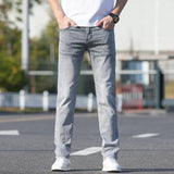 Summer Thin Jeans Men's Slim-fit Straight Trousers Heaventlyshop