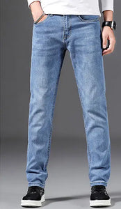 Slim Fit Elastic Straight Jeans For Men Heaventlyshop