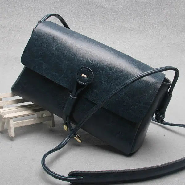 Leather bag bag buttons Korea 2015 new fashion shoulder bag ladies bags wholesale cross retro trend Heaventlyshop