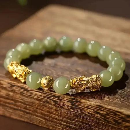 The Gold Pixiu Bracelet Is Suitable For Those Who Pursue Traditional Auspicious Meanings And Like To Wear Jewelry To Show Their Unique Style Heaventlyshop