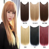 22" Invisible Wire No-Clip Hair Extensions Heaventlyshop