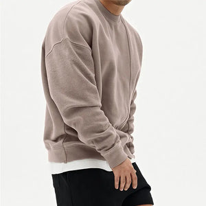 Pullover Round Neck Sweater Loose Men Clothes Heaventlyshop