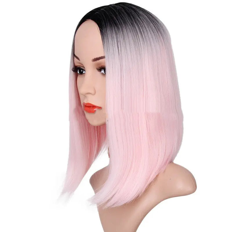 BOBO head gradient short straight hair hood Heaventlyshop