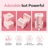 modelones Mini UV Light for Gel Nails, Small Nail Cure Light, Flash Cure Light for Gel x Nails, LED Nail Lamp, Portable USB Nail Light for Fast Curing, Pink Heaventlyshop