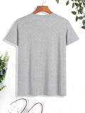 Cute Cat Nap Printed T-shirt, Men's T-shirt, Summer, Spring, Autumn Casual Short Sleeved T-shirt, Top As A Gift