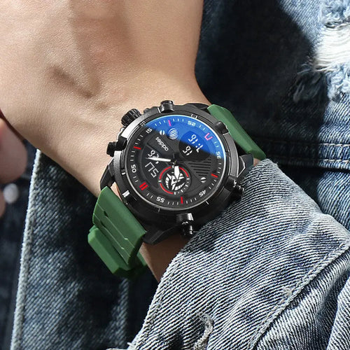 Fashion Men Sports Water Luminous Metal Watch Heaventlyshop