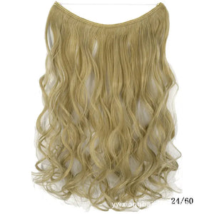 22" Invisible Wire No-Clip Hair Extensions Heaventlyshop