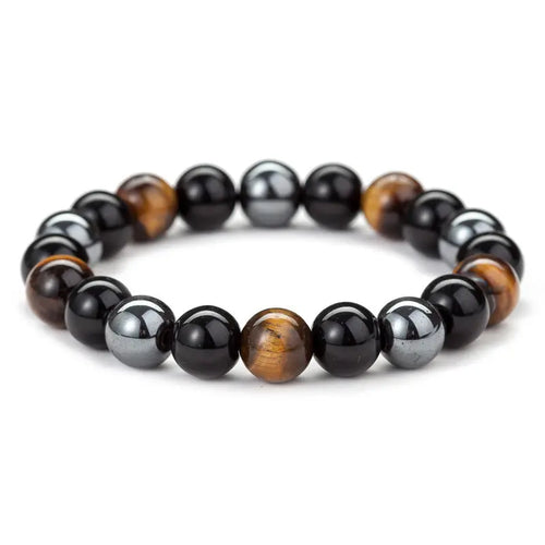 Tiger Eye Stone Bracelet Natural Stone Bracelet Heaventlyshop