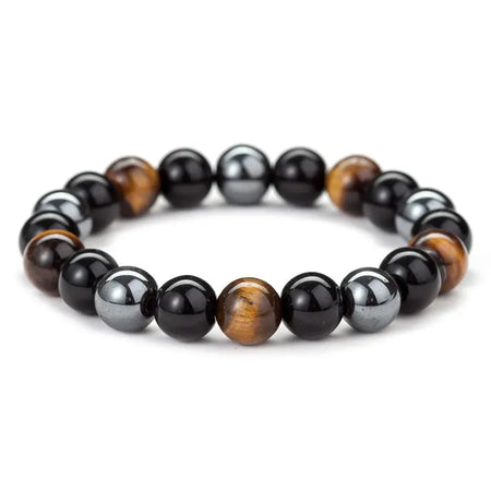 Tiger Eye Stone Bracelet Natural Stone Bracelet Heaventlyshop