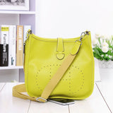 Women Litchi Stria Leather Crossbody Shoulder Togo Classic Purse Handbag Bags H Heaventlyshop