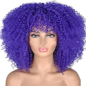 Small Curly Hair Rose Mesh Synthetic Headgear Heaventlyshop